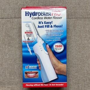Cordless Water Flosser with Bonus Brush Head